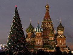 Празднование Нового года на 11 окружных площадках Москвы