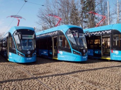 На столичные маршруты вышли трамваи нового поколения